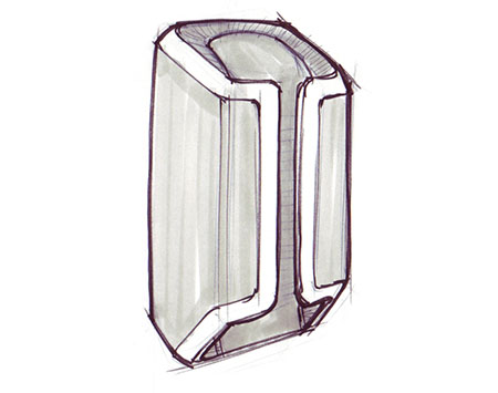 Skope Station stethoscope cleaning device sketch