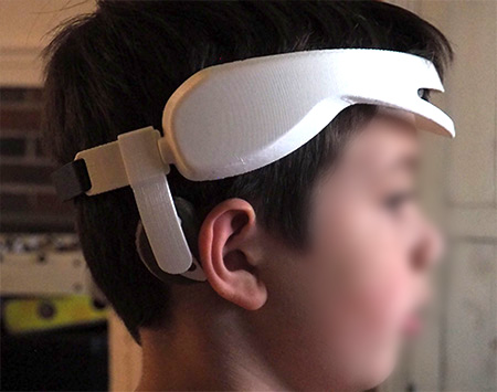 Prototype of a headset for treating ADHD in children without the use of drugs